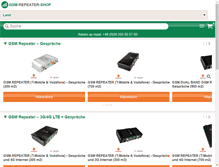 Tablet Screenshot of gsm-repeater-shop.de